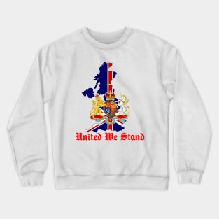 United We Stand - team Great Britain GB - Tee shirt map emblem United Kingdom Crewneck Sweatshirt